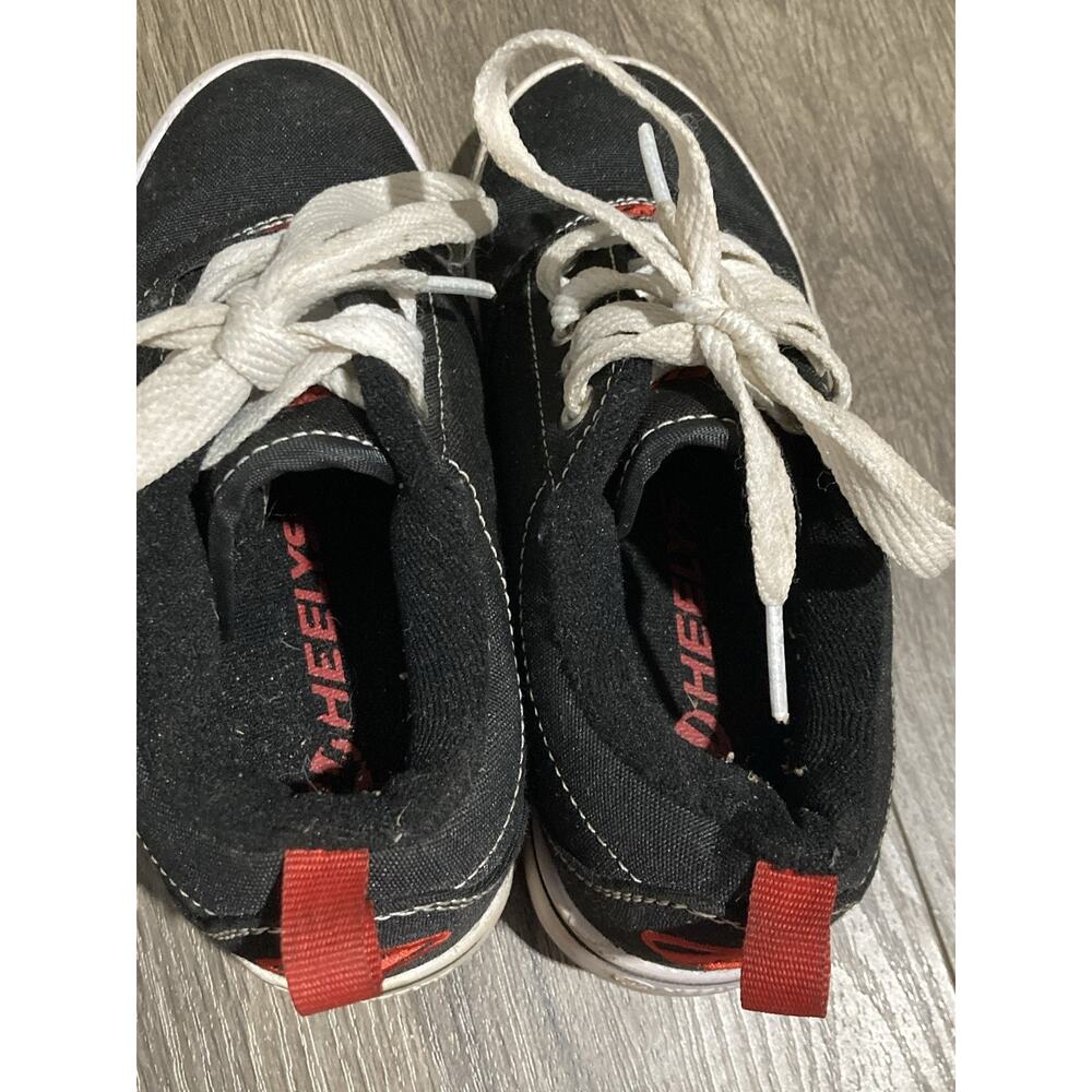 Heelys Shoes Unisex Kids Size 13 Black Heelys Pro HE100157 Canvas Wheels - Picture 7 of 13